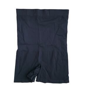 Barely There Universal Standard Slip Stretch Shorts Black BT56 Women Sz XL